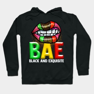 BAE Black And Exquisite Black Pride Tee Melanin Afro America Hoodie